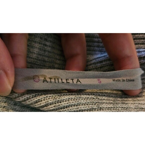 Athleta Open Cardigan Vest Grey Small - Picture 7 of 7